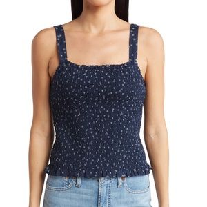 Madewell smocked tank